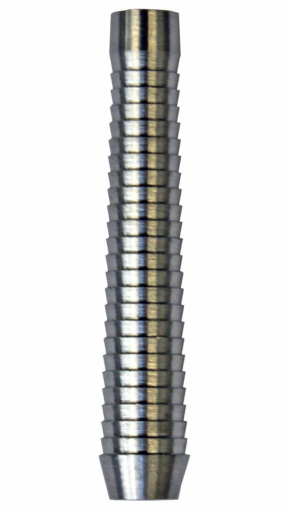 Das Bild zeigt das Produkt „McDartex 3 Fein-Shark“. Es handelt sich um ein zylindrisches, metallisches Teil mit Rillen entlang des Körpers.
